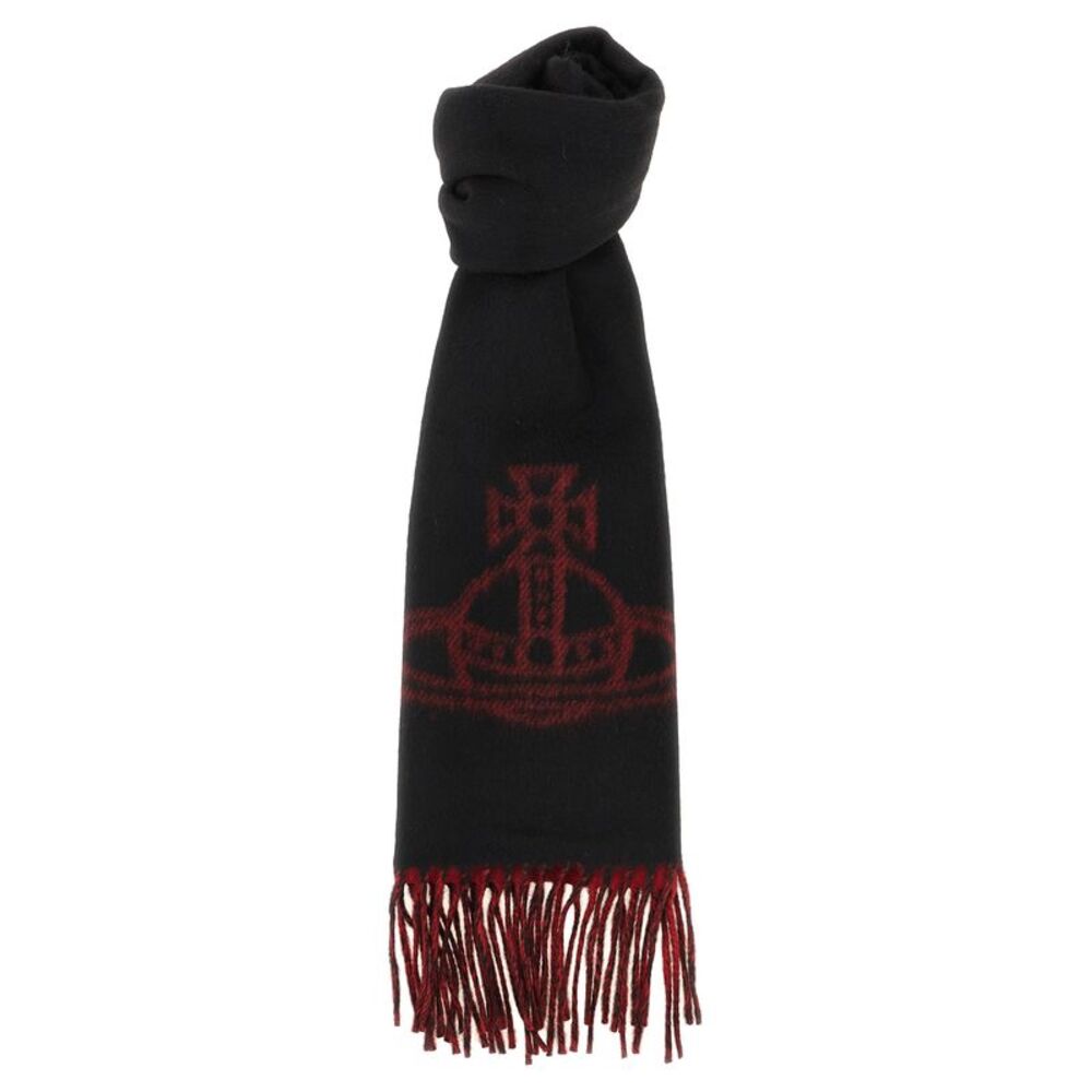 Vivienne Westwood Black Wool Women's Foulard